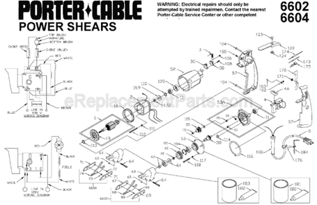 Part Location Diagram of 697673 Porter Cable Idler Assembly